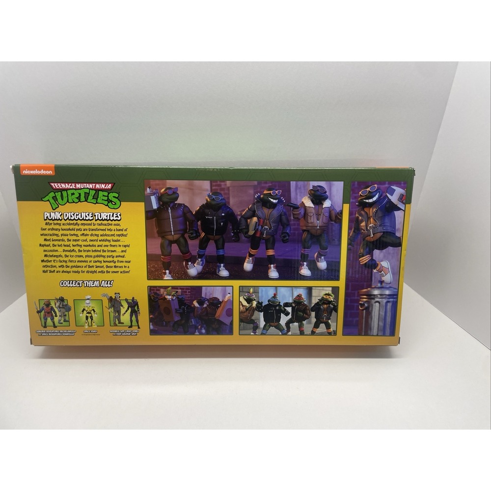 NECA TMNT Punk Disguise Turtles Haulathon 2024 Exclusive Action Figure 4-Pack ✅ - Picture 8 of 16